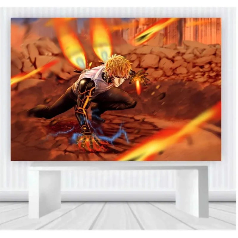 Painel de Festa One punch man (100x65cm) P11