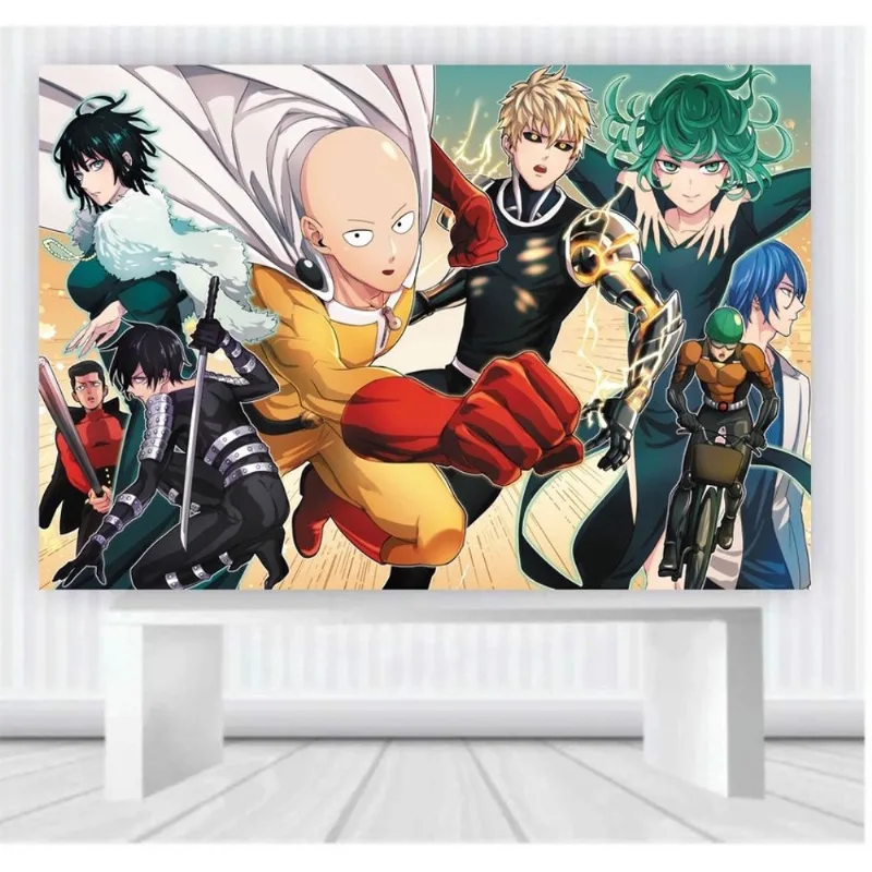 Painel de Festa One punch man (100x65cm) P14