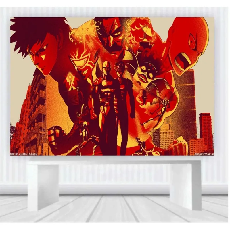 Painel de Festa One punch man (100x65cm) P30