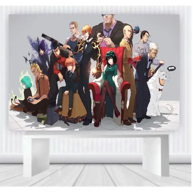 Painel de Festa One punch man (100x65cm) P34