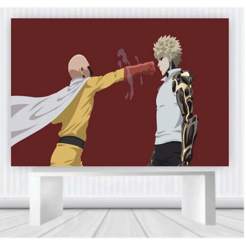 Painel de Festa One punch man (100x65cm) P42