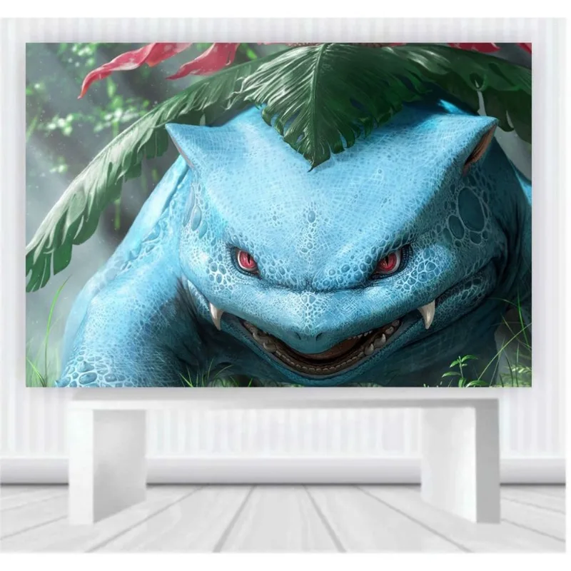 Painel de Festa Pokemon tamanho 100cm x 65cm P05