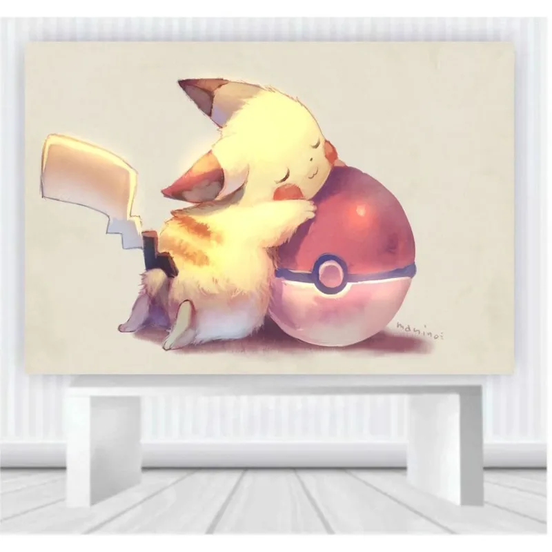 Painel de Festa Pokemon tamanho 100cm x 65cm P06