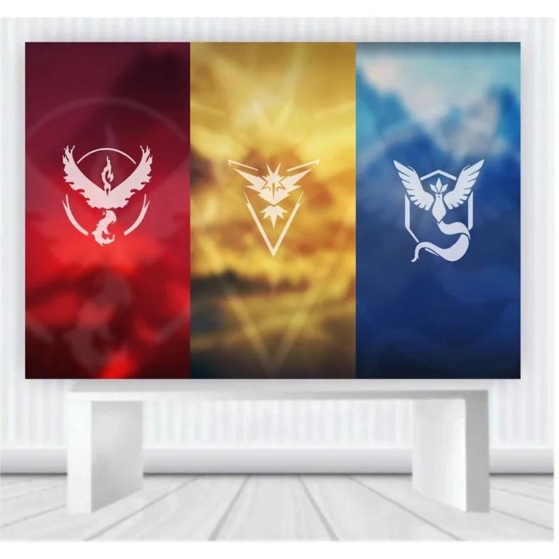Painel de Festa Pokemon tamanho 100cm x 65cm P11