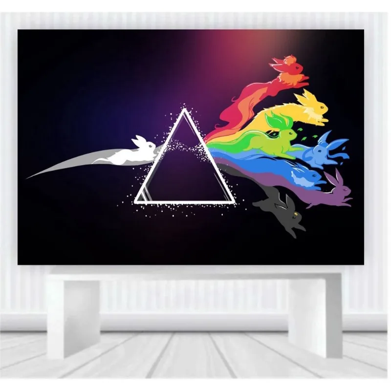 Painel de Festa Pokemon tamanho 100cm x 65cm P18