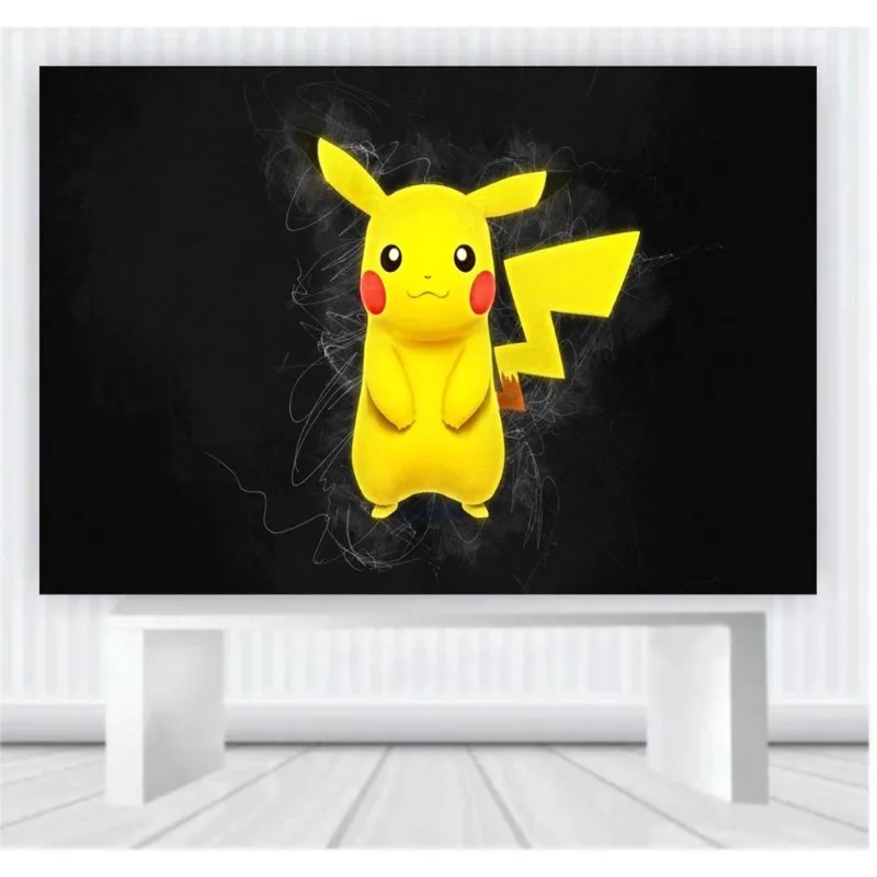 Painel de Festa Pokemon tamanho 100cm x 65cm P20