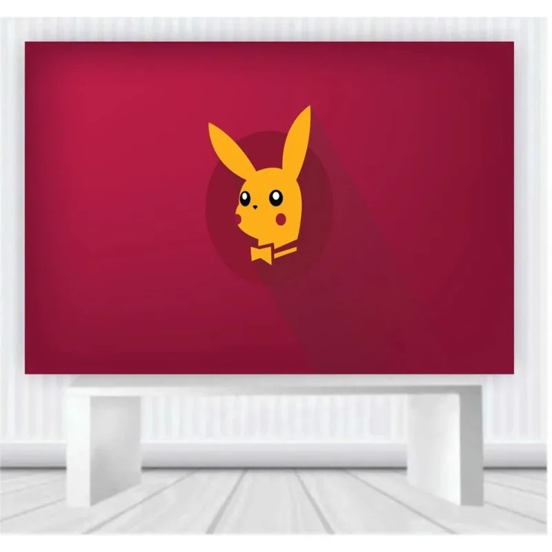 Painel de Festa Pokemon tamanho 100cm x 65cm P21