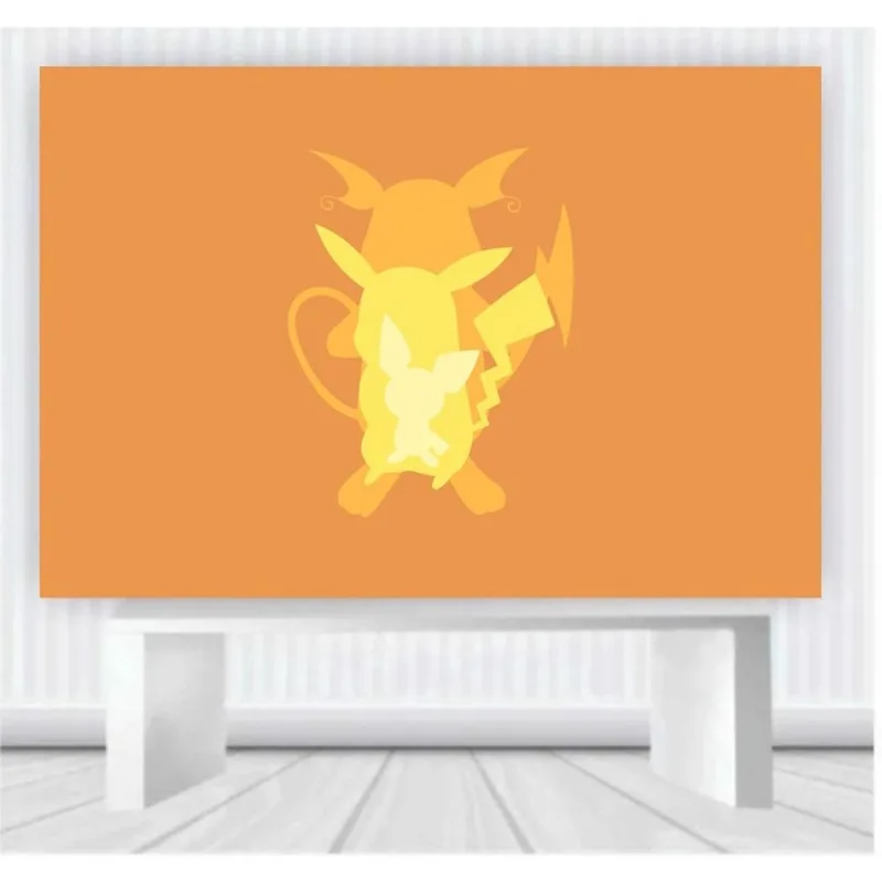 Painel de Festa Pokemon tamanho 100cm x 65cm P30