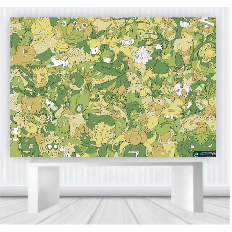 Painel de Festa Pokemon tamanho 100cm x 65cm P36