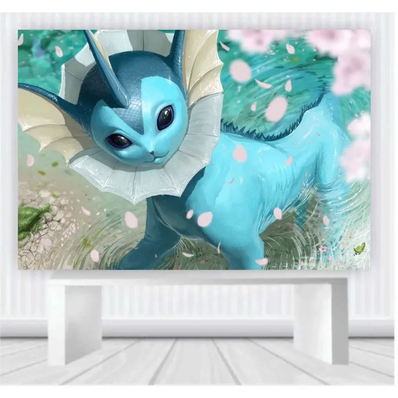 Painel de Festa Pokemon tamanho 100cm x 65cm P43