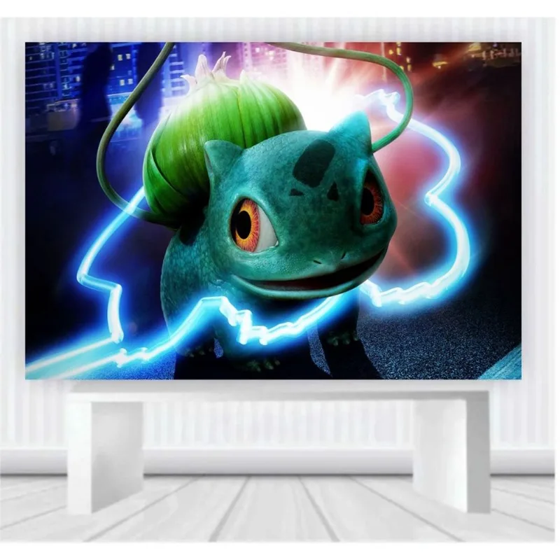 Painel de Festa Pokemon tamanho 100cm x 65cm P45