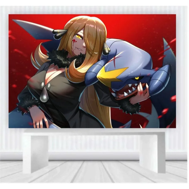 Painel de Festa Pokemon tamanho 100cm x 65cm P55