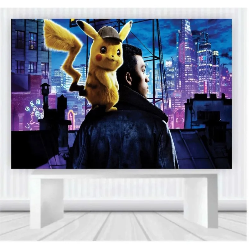 Painel de Festa Pokemon tamanho 100cm x 65cm P56