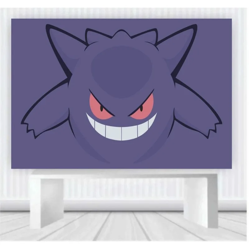 Painel de Festa Pokemon tamanho 100cm x 65cm P57