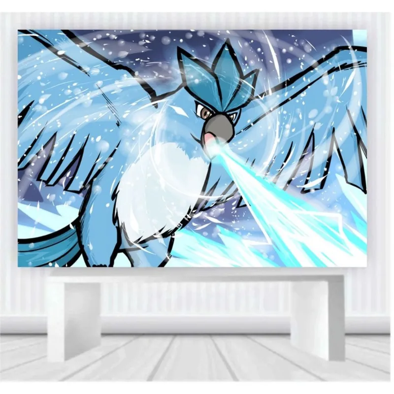 Painel de Festa Pokemon tamanho 100cm x 65cm P77