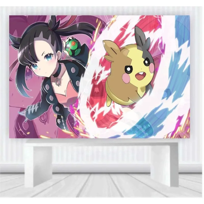 Painel de Festa Pokemon tamanho 100cm x 65cm P83