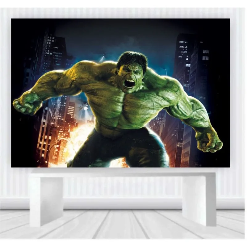 Painel de Festa Vingadores tamanho 100cm x 65cm P2