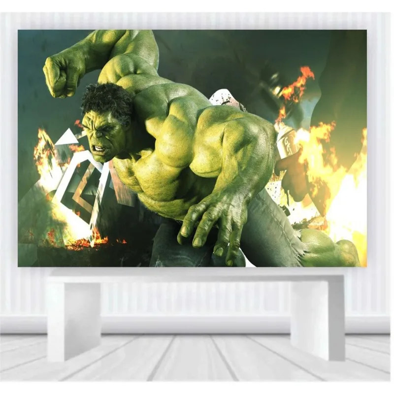 Painel de Festa Vingadores tamanho 100cm x 65cm P8