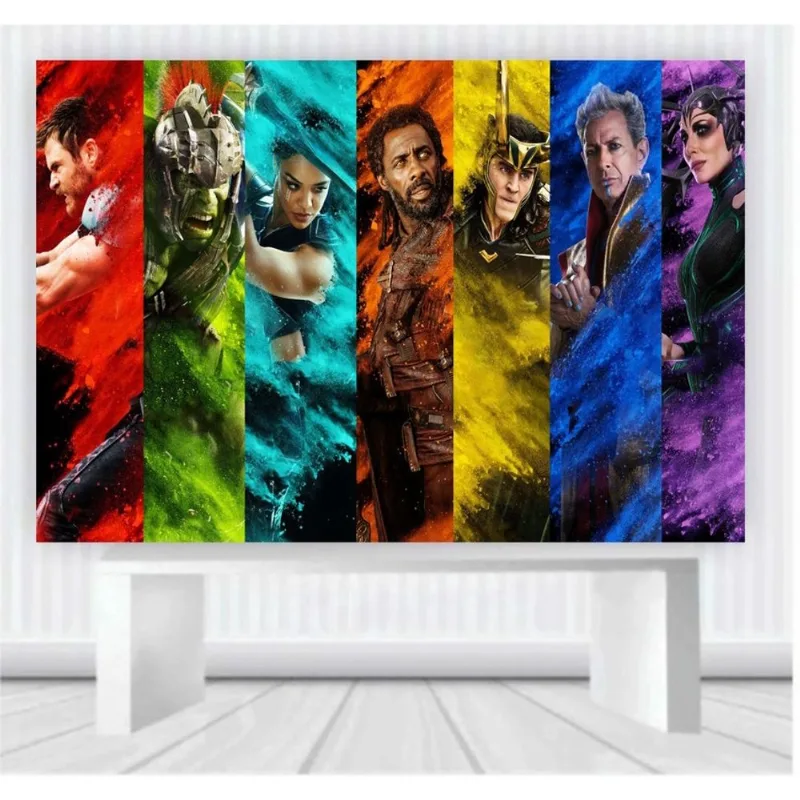 Painel de Festa Thor Vingadores tamanho 100cm x 65cm P7