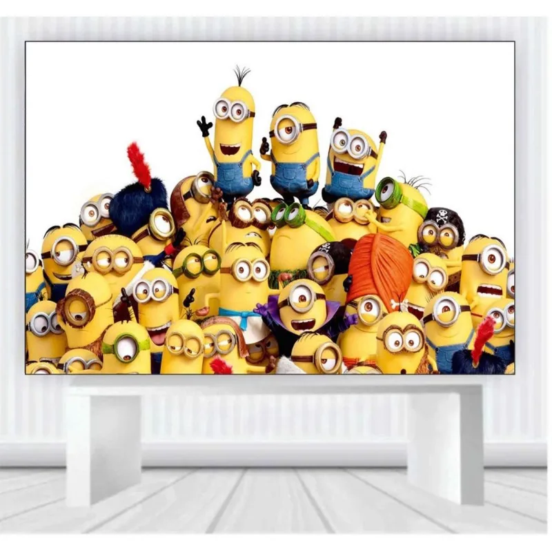 Painel de Festa Meu Malvado Mini medida 100cm x 65cm P01