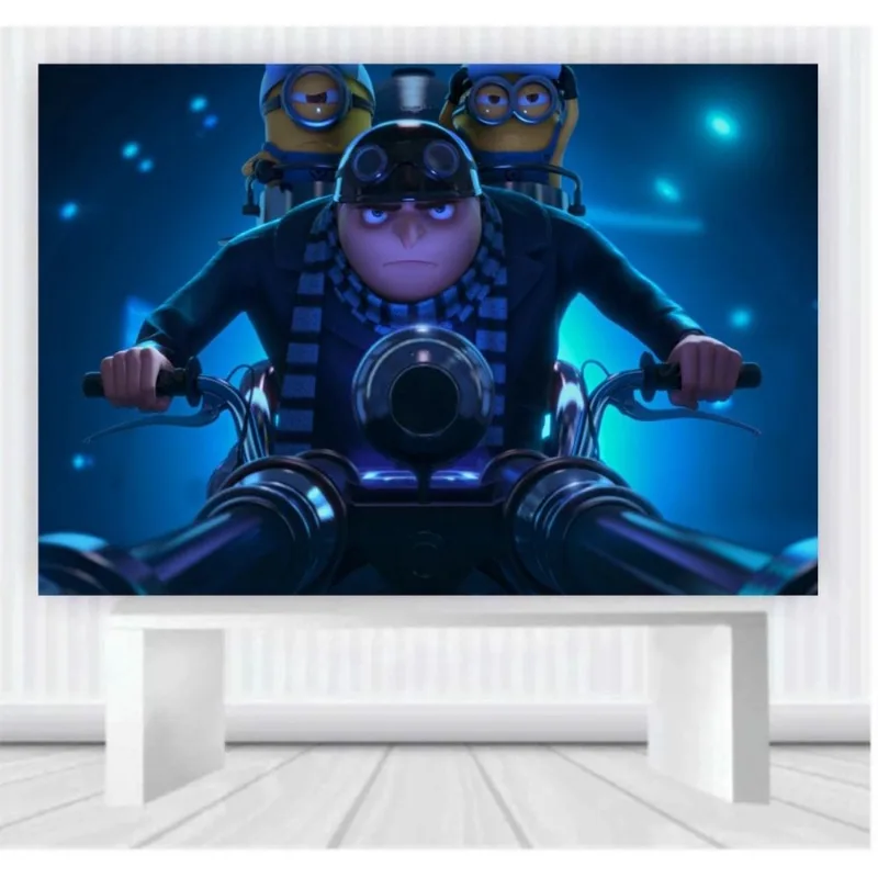 Painel de Festa Meu Malvado Mini medida 100cm x 65cm P05
