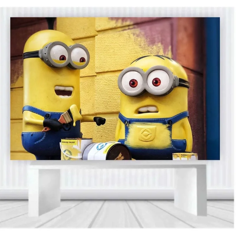 Painel de Festa Meu Malvado Mini medida 100cm x 65cm P07