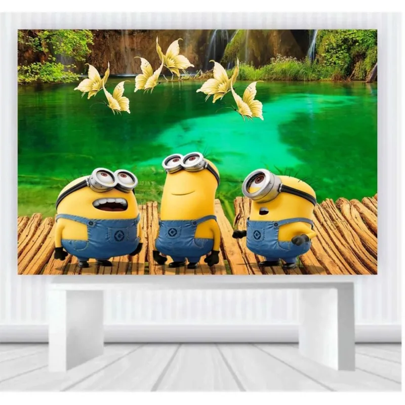 Painel de Festa Meu Malvado Mini medida 100cm x 65cm P23