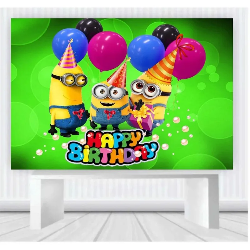 Painel de Festa Meu Malvado Mini medida 100cm x 65cm P25