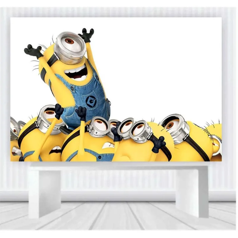 Painel de Festa Meu Malvado Mini medida 100cm x 65cm P27