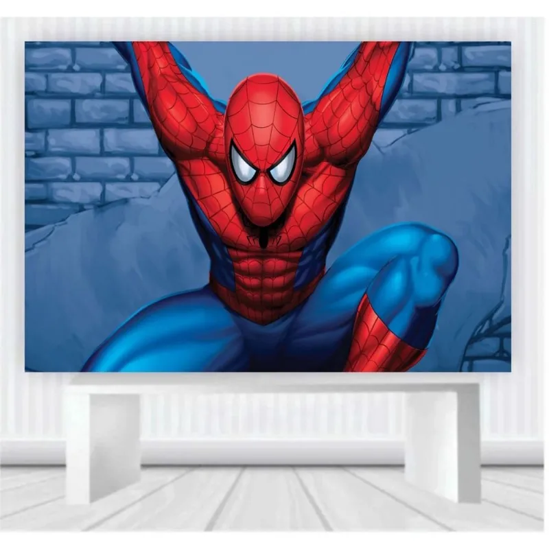 Painel em lona Homem Aranha (100x65cm) mod09