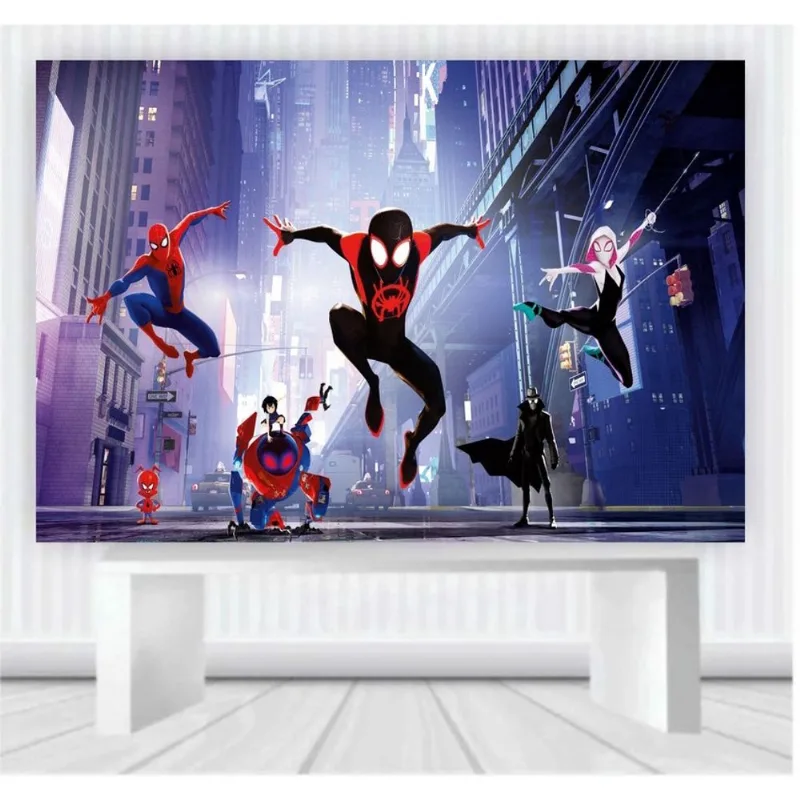 Painel em lona Homem Aranha (100x65cm) mod14