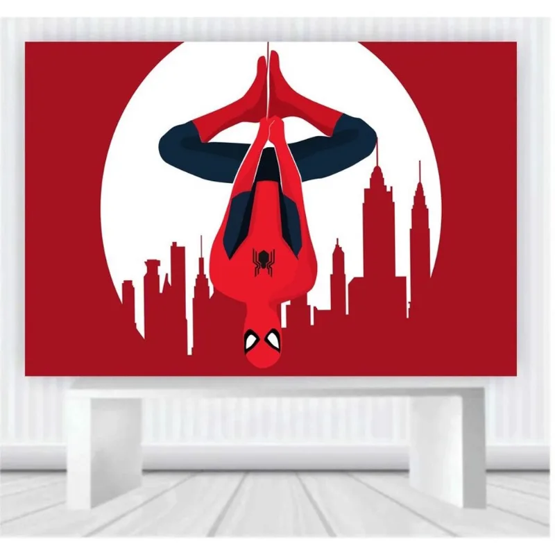 Painel em lona Homem Aranha (100x65cm) mod15