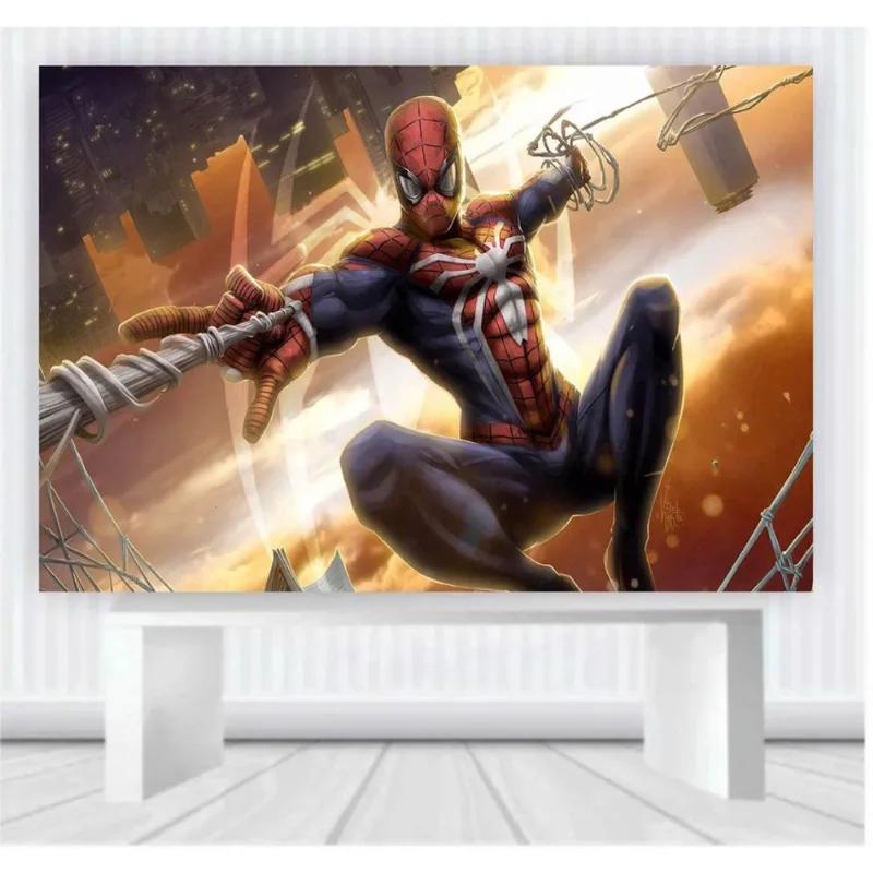 Painel em lona Homem Aranha (100x65cm) mod21