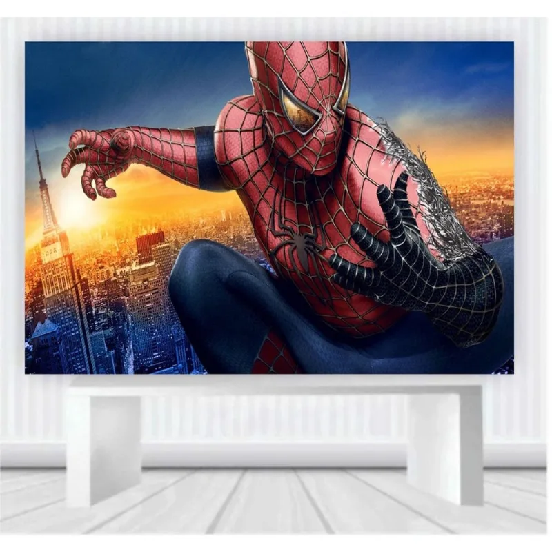 Painel em lona Homem Aranha (100x65cm) mod35