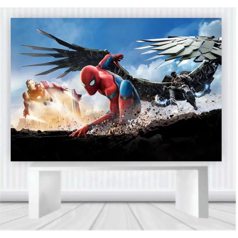 Painel em lona Homem Aranha (100x65cm) mod37