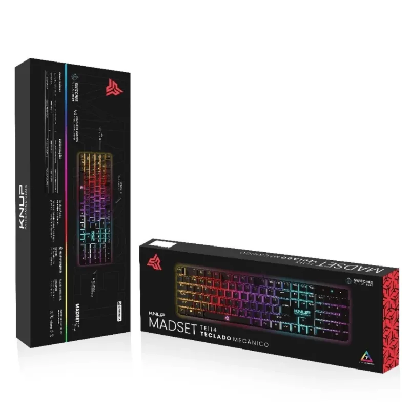 Teclado Gamer Mecânico Knup RGB Anti Ghost KP-TE114 (MP)