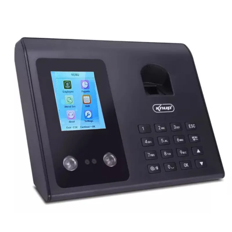 Relógio De Ponto Leitura Facial Biométrico Senha lcd Digital
