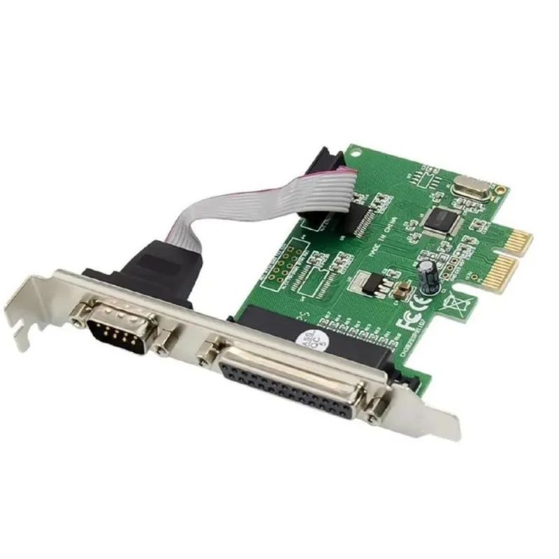 Placa Pci Express Com 1 Serial + 1 Paralela Db9 Rs232 KP-PL910
