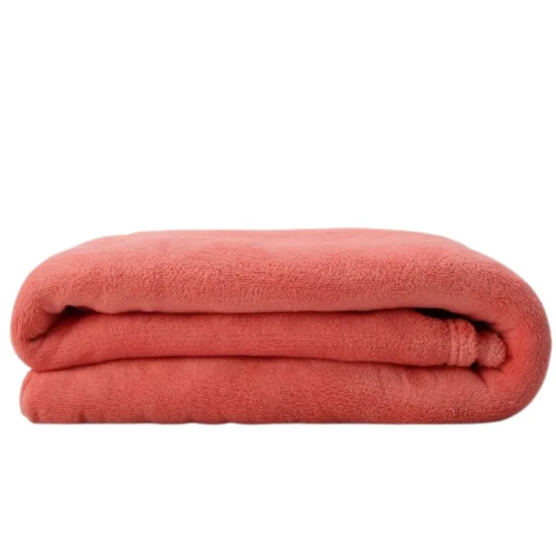 Cobertor Casal Manta Microfibra Fleece Rosê
