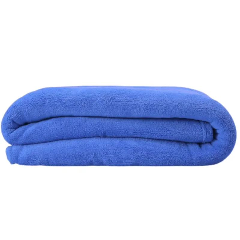 Cobertor Casal Manta Microfibra Fleece Azul