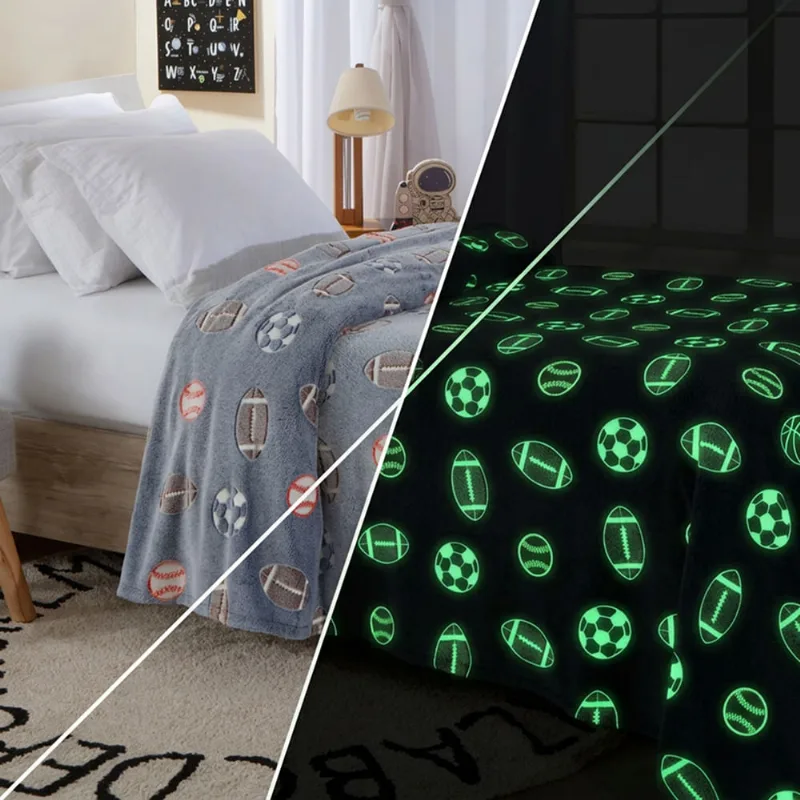 Manta Cobertor Infantil Brilha No Escuro Microfibra Super Macio Com Conforto Térmico Premium Casa Dona