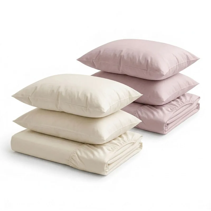 Kit 2 Jogos De Cama Queen 3 Peças 400 Fios Ponto Palito Toque Macio Premium Casa Dona