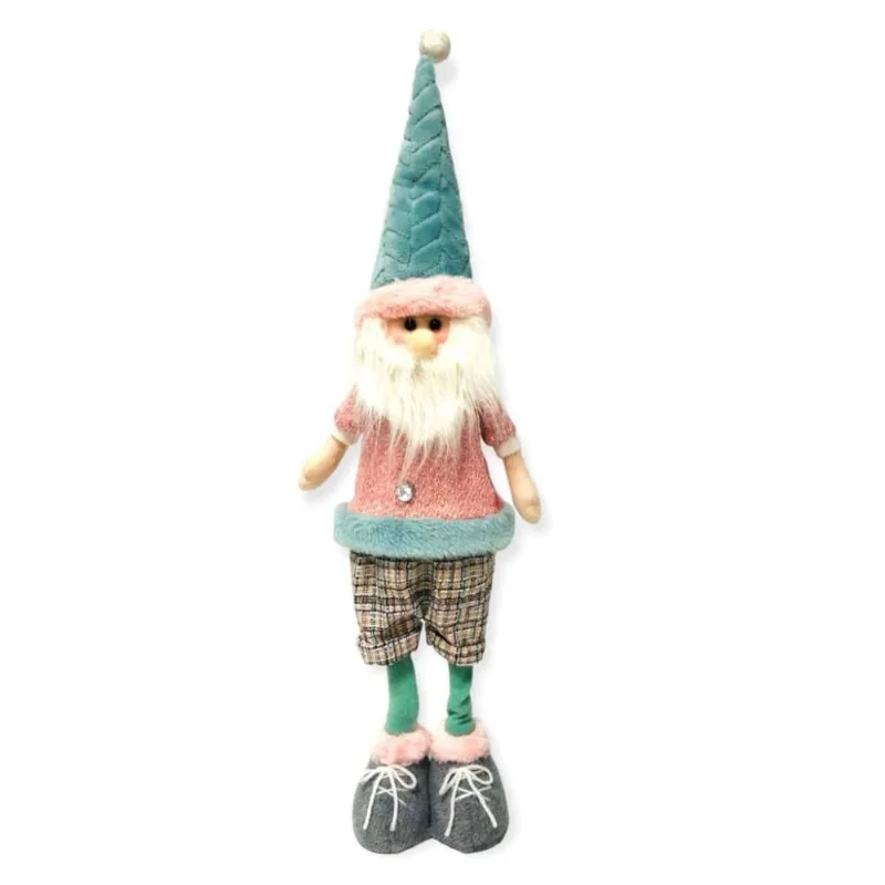 Papai noel decor candy color 48cm