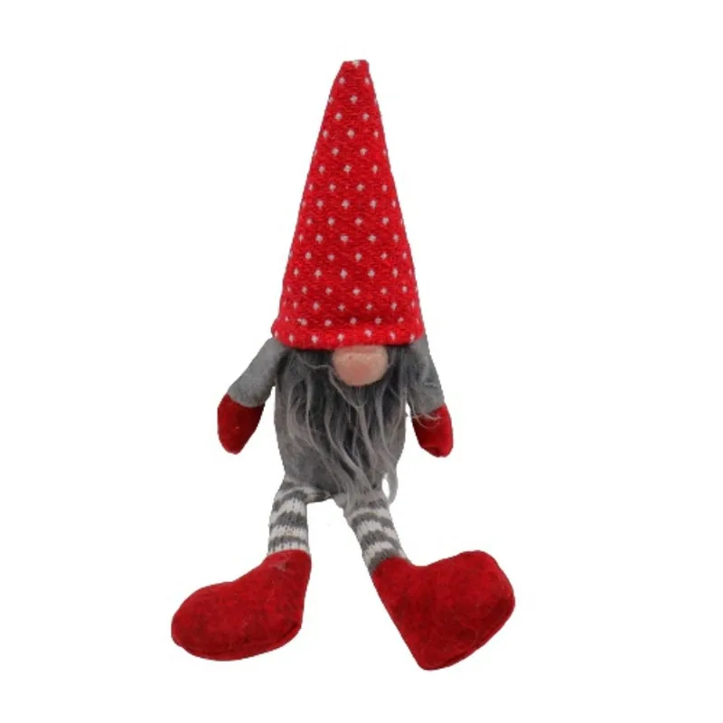 Papai Noel Escandinavo em Trico Vm/Cz 25cm