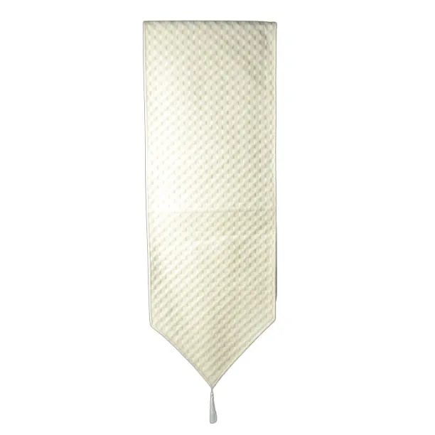 Caminho de Mesa Decorativo Branco 32x180cm - Não Disponível