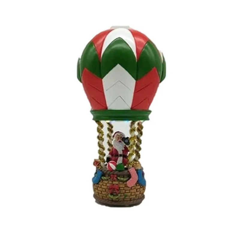 Papai Noel No Balão Decorativo Tok Com Led 27cm (MP)