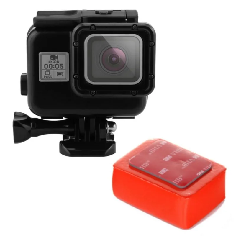 Kit Caixa Estanque Fechada Gopro + Tampa Touch + Boia