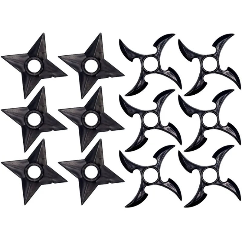 Kit Ninja 12 Shuriken Sasuke Cosplay Hidan Madara