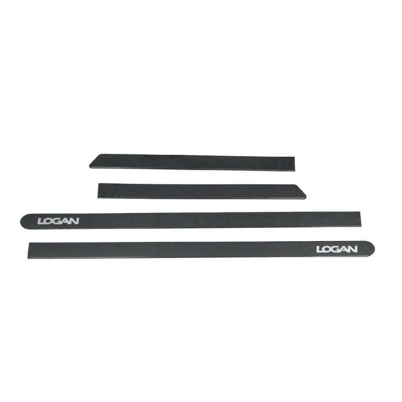 Jogo De Friso Lateral Pintado Cinza Acier Logan