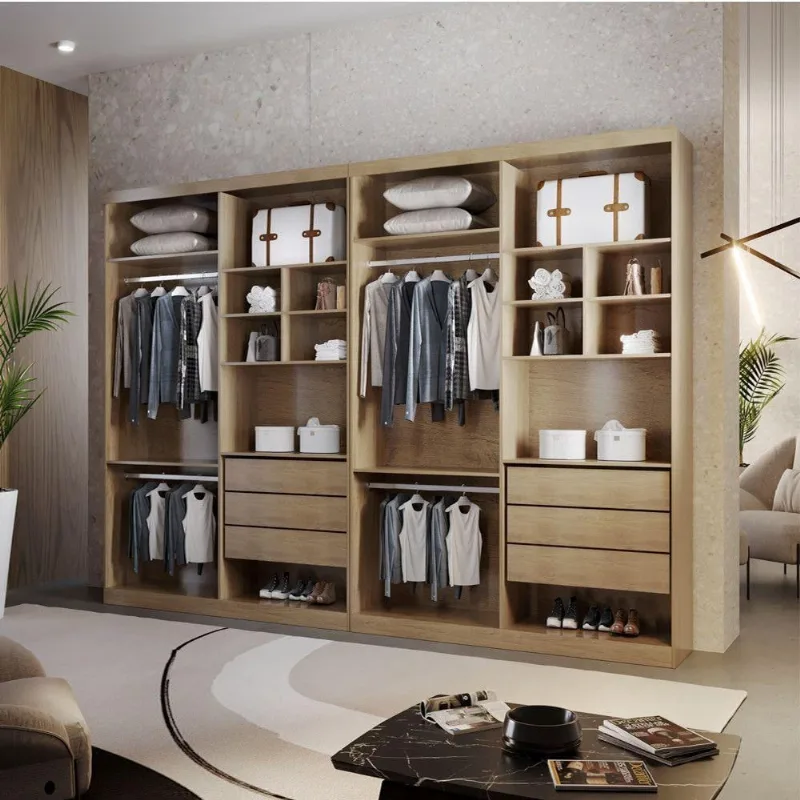 Closet Casal Fenix Premium 6 Gavetas 16 Prateleiras Rufato Imbuia